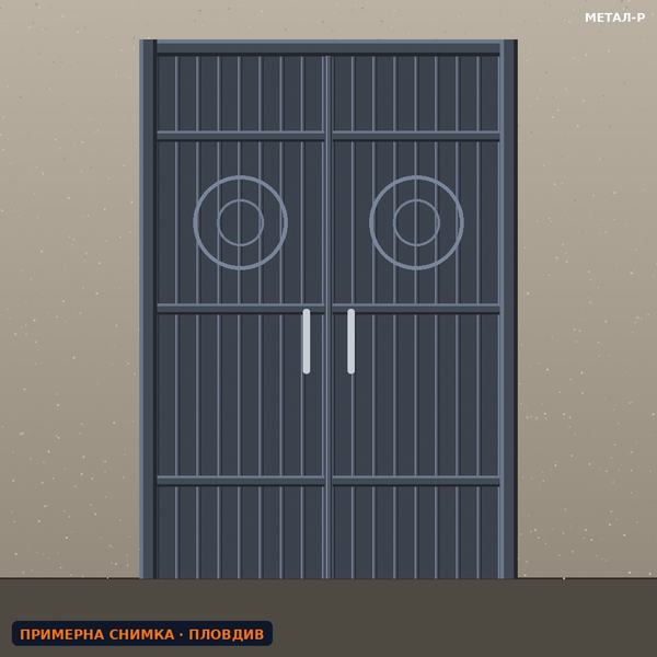 Двукрила гаражна врата – Пловдив (снимка 2)